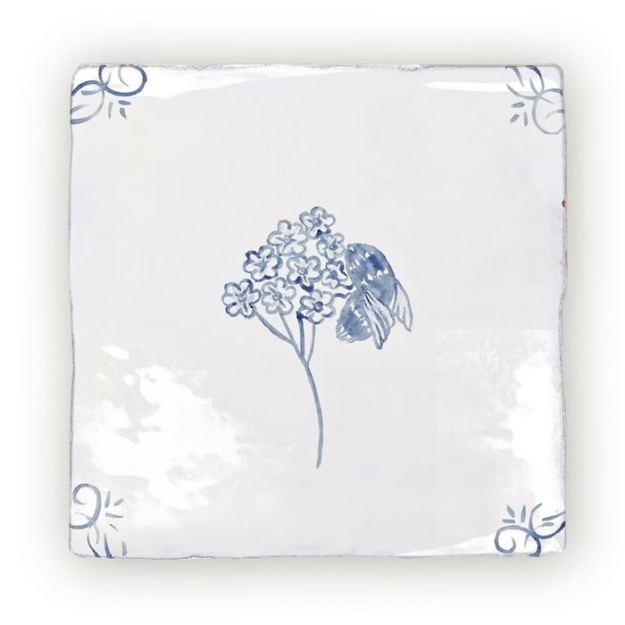 English Delft, Bee Blue Decorative Tiles Sale Porcelain Decorative Tiles Fired Earth