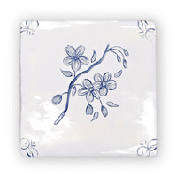 English Delft, Blossom Blue Decorative Tiles Sale Porcelain Decorative Tiles Fired Earth