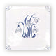 English Delft , Charcoal Snowdrop Blue Decorative Tiles Sale Porcelain Decorative Tiles Fired Earth