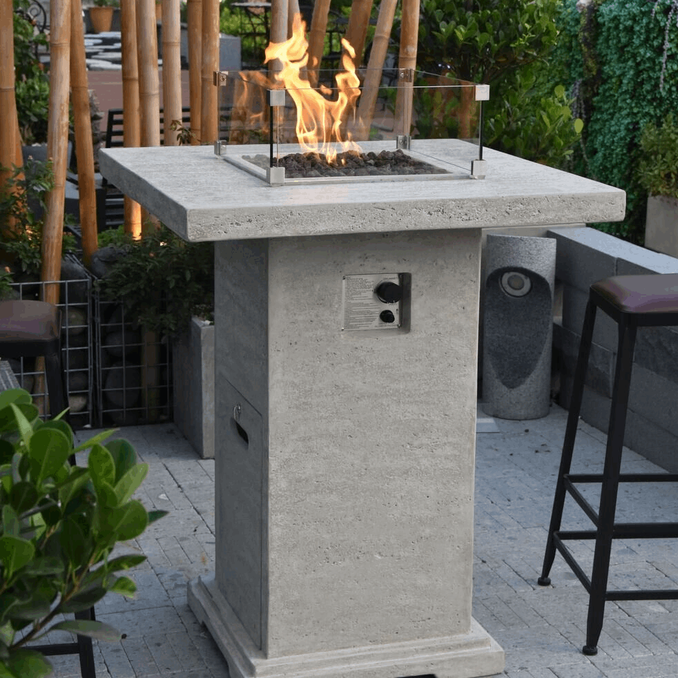 Elementi Montreal Fire Pit Table Bar