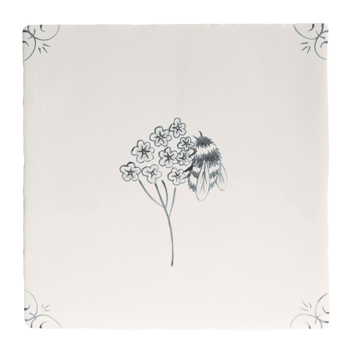 English Delft, Bee Grey Decorative Tiles Sale Porcelain Decorative Tiles Fired Earth
