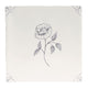 English Delft, Charcoal Peony Grey Decorative Tiles Sale Porcelain Decorative Tiles Fired Earth