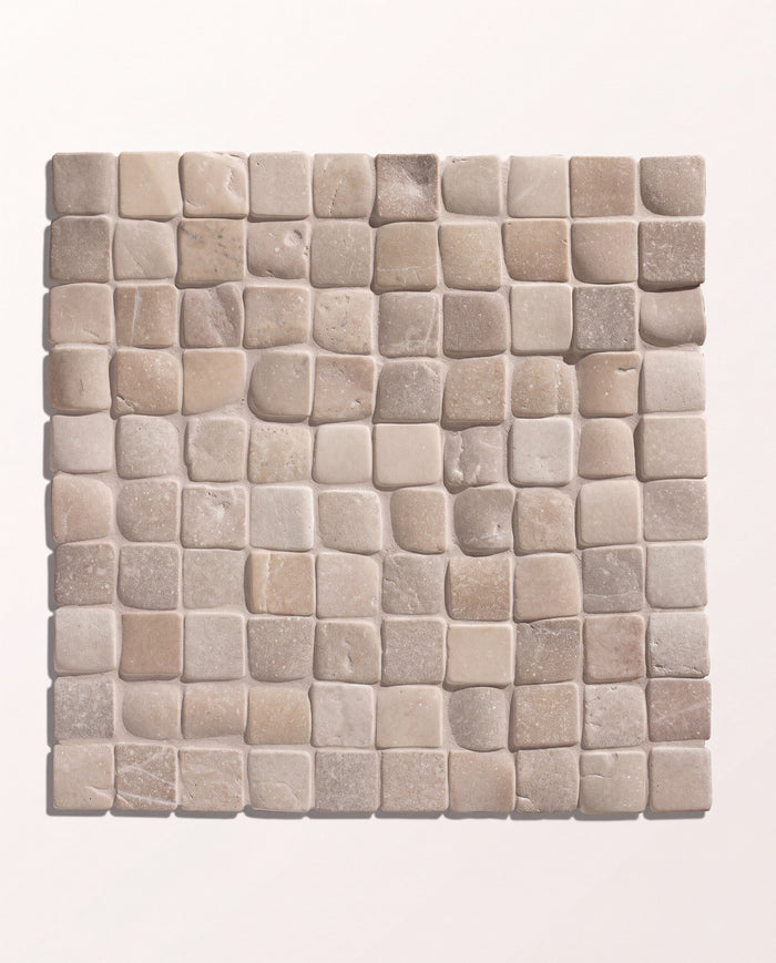 Enso Cobble Mosaic Cube Sand