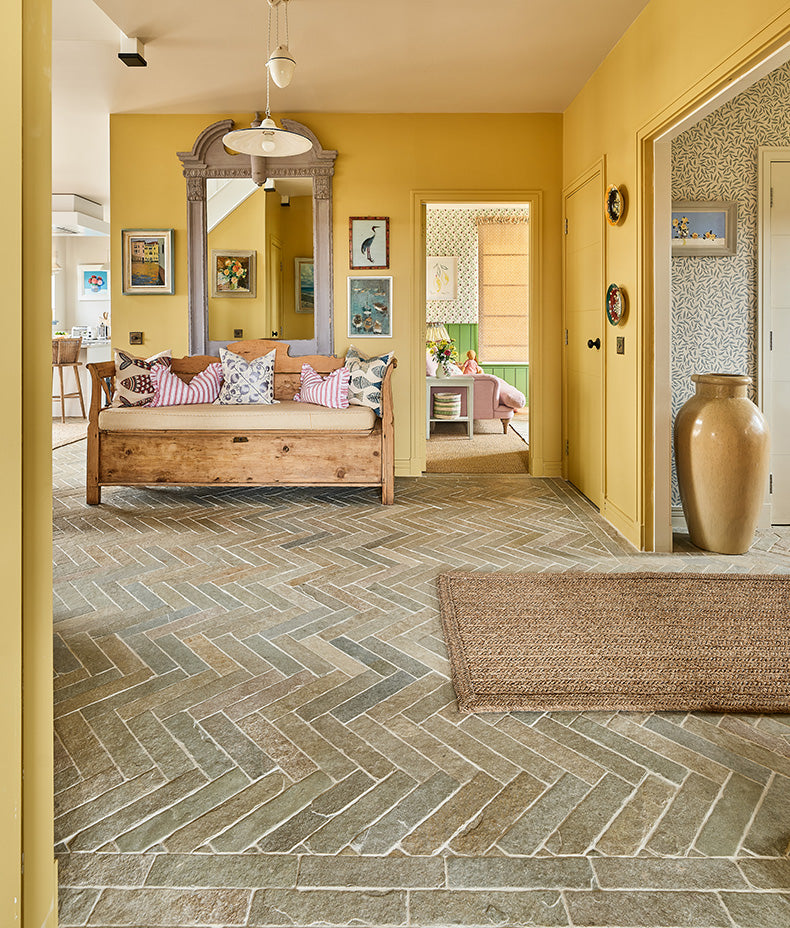Trusloe Limestone Parquet Seasoned 7cm