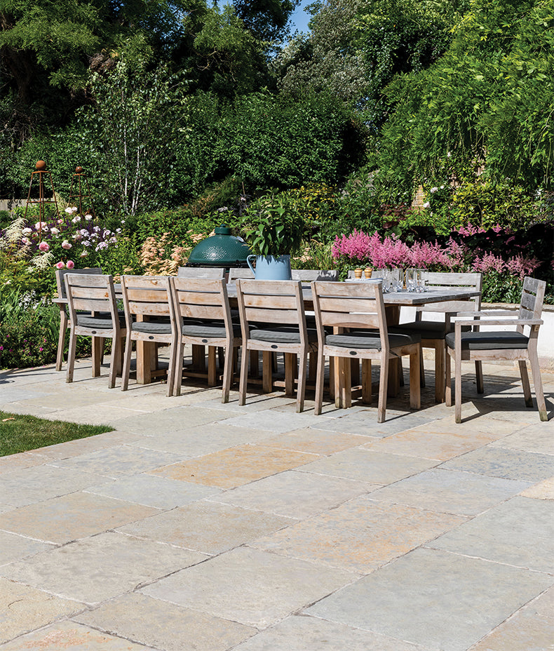 Trusloe Limestone Paving Seasoned Finish 60x90cm