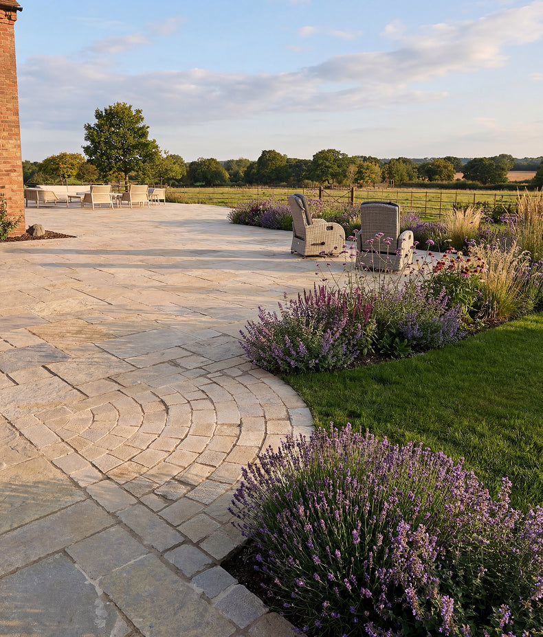 Trusloe Limestone Paving Seasoned Finish 60x90cm