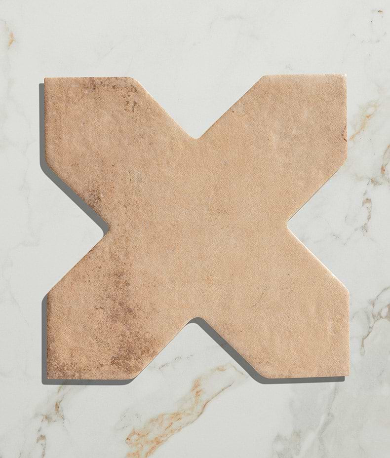 Fez Porcelain Cross Cotto 15.5cm