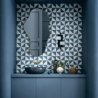 Fired Earth Capri Ocean Hand Painted Tile