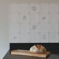 English Delft , Charcoal Corner Decorative Tiles Sale Porcelain Decorative Tiles Fired Earth