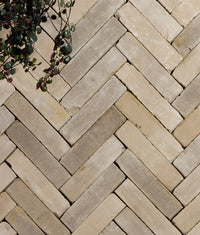 Flanders Buff Tumbled Clay Pavers 5.0x20.4cm Sample