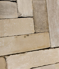 Flanders Buff Tumbled Clay Pavers 5.0x20.4cm