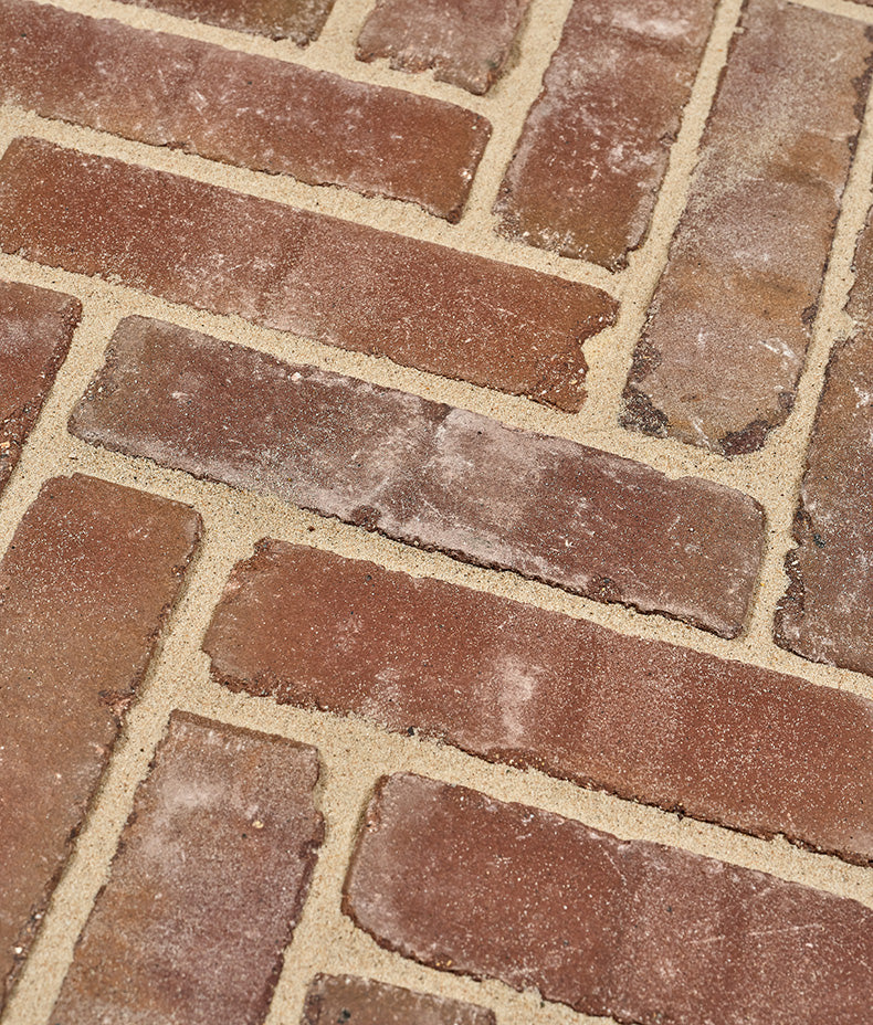 Flanders Warm Russet Tumbled Clay Pavers 5.0x20.4cm Sample