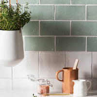 Fired Earth Forecast Rectangle Glazed Wall Tiles Sample
