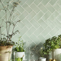 Fired Earth Forecast Rectangle Glazed Wall Tiles Sample