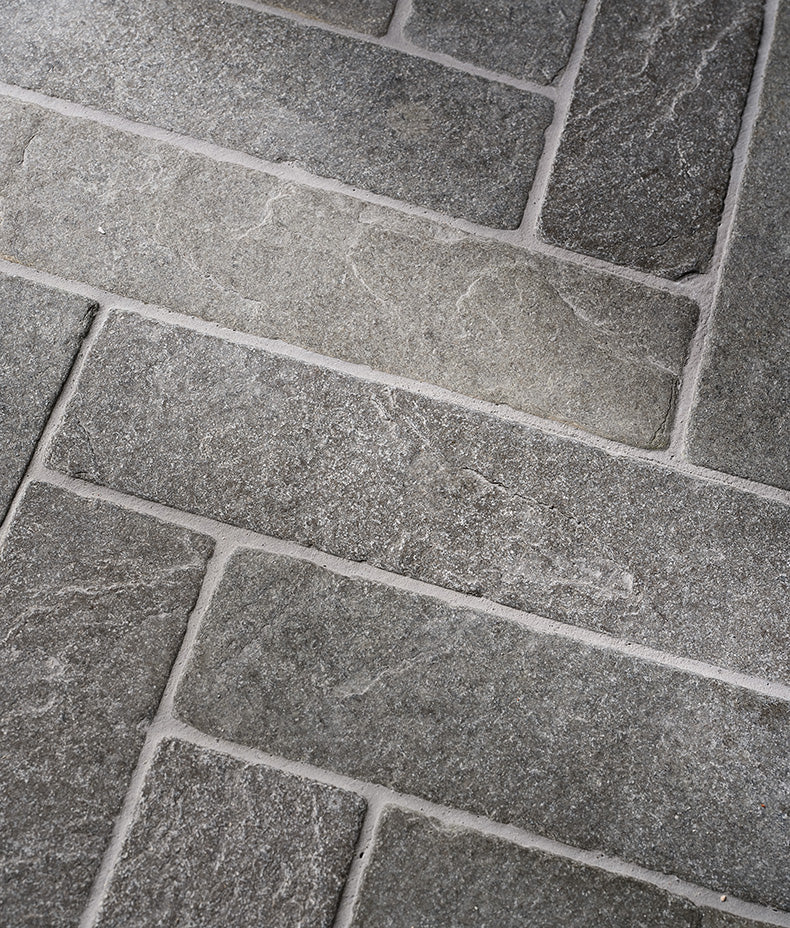 Galway Limestone Parquet Seasoned 7.5x30cm Sample