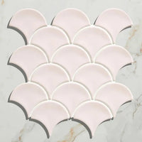 Gelato, Cotton Candy, £12.50 per sheet Mosaic Tiles Pink Tile Ca Pietra