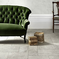 Fired Earth Giotto Chalk Multiformat Limestone Effect Porcelain Tile