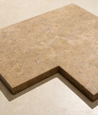 Wychwood Limestone Tumbled & Etched Double Pencil Coping 40cm Sample