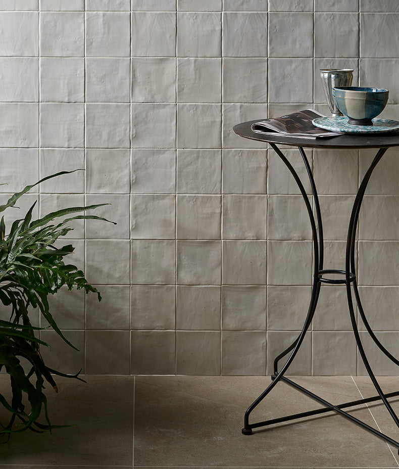 Hammam Ceramic White 12.5x12.5cm Sample