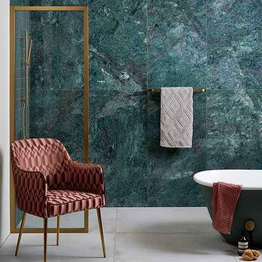 Marble Luxe Porcelain Smeraldo Sample