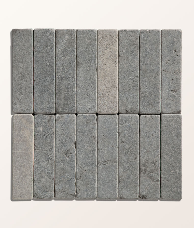 Hazlebury Limestone Klinkers Tumbled & Etched 5x20cm