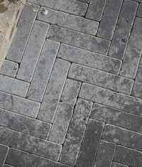 Hazlebury Limestone Klinkers Tumbled & Etched 5x20cm