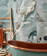 Hollywood Porcelain Turquoise 120cm Sample