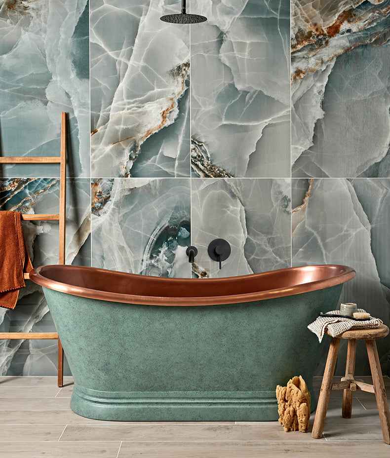 Hollywood Porcelain Turquoise 120cm Sample
