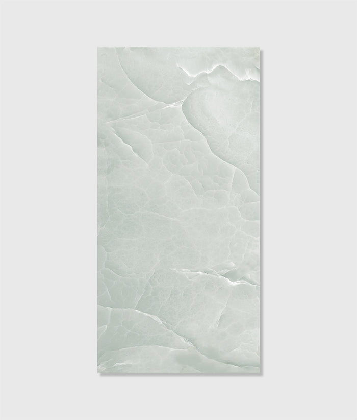 Illusion Whisper Onyx Porcelain Polished Lagoon 60x120cm
