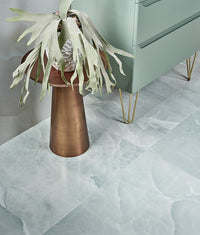 Illusion Whisper Onyx Porcelain Polished Lagoon 60x120cm Sample