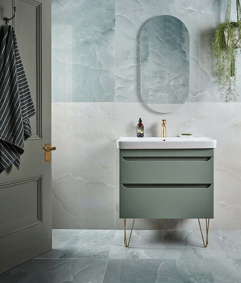 Illusion Whisper Onyx Porcelain Polished Mist 60x120cm
