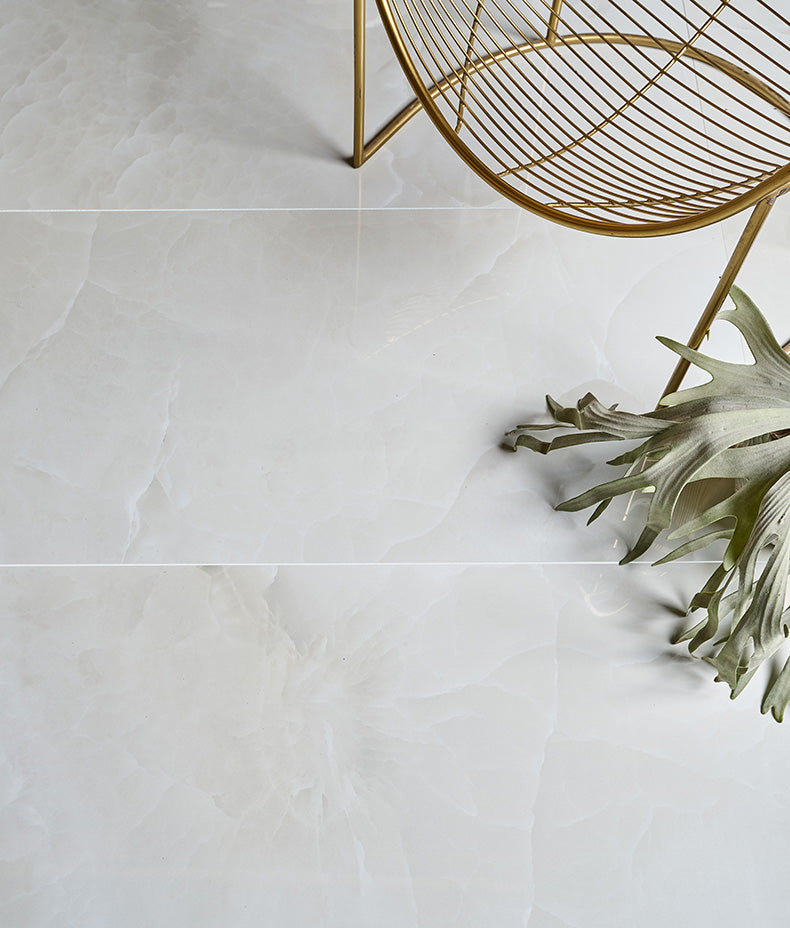 Illusion Whisper Onyx Porcelain Polished Mist 60x120cm Sample