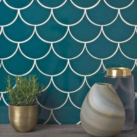 SoSapphire Scallop Clearance Green Tile Blackman Rowe