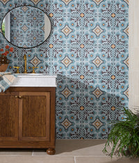 Indirah Porcelain Azure 20x20cm Sample
