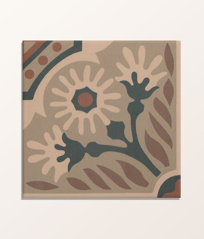 Indirah Porcelain Mocha 20x20cm Sample