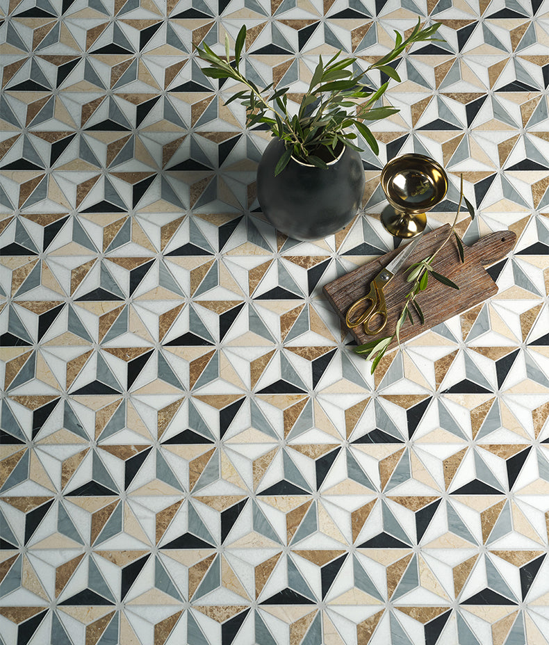 Istanbul Marble Mosaic 18.5cm Sample