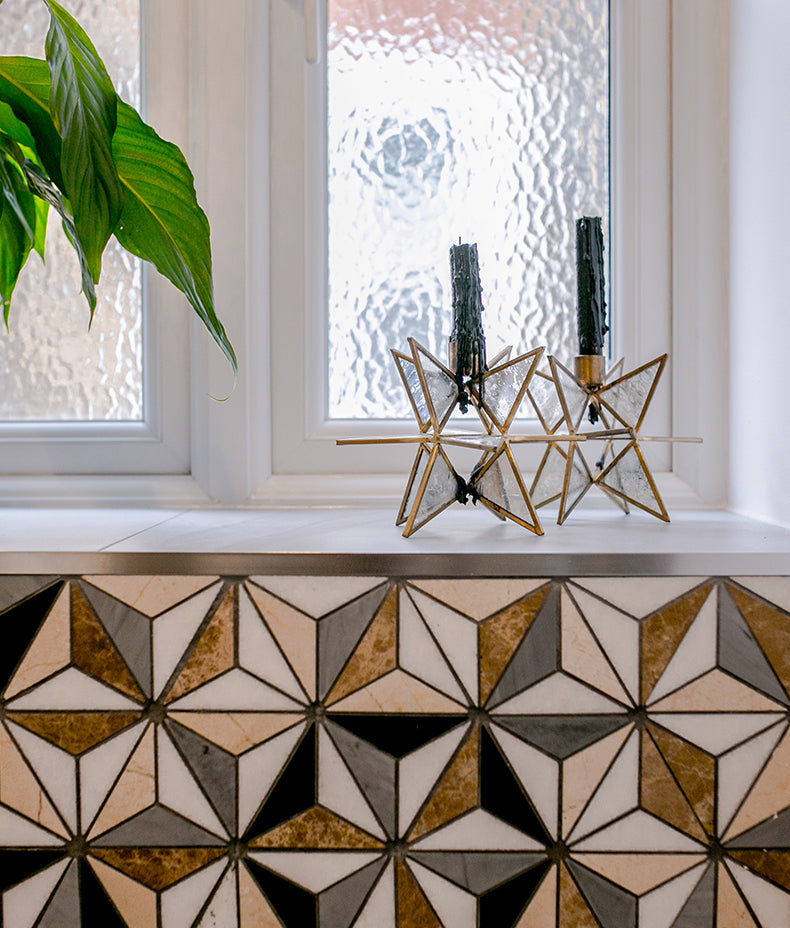 Istanbul Marble Mosaic 18.5cm