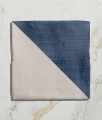 STUDIO Jamboree Handpainted Ceramic Denim Tri 13x13cm Sample