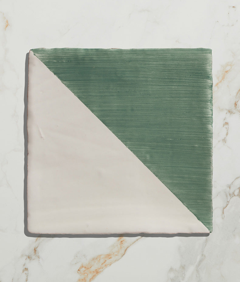 STUDIO Jamboree Handpainted Ceramic Thyme Tri 13x13cm
