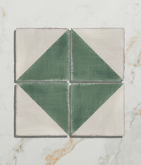 STUDIO Jamboree Handpainted Ceramic Thyme Tri 13x13cm