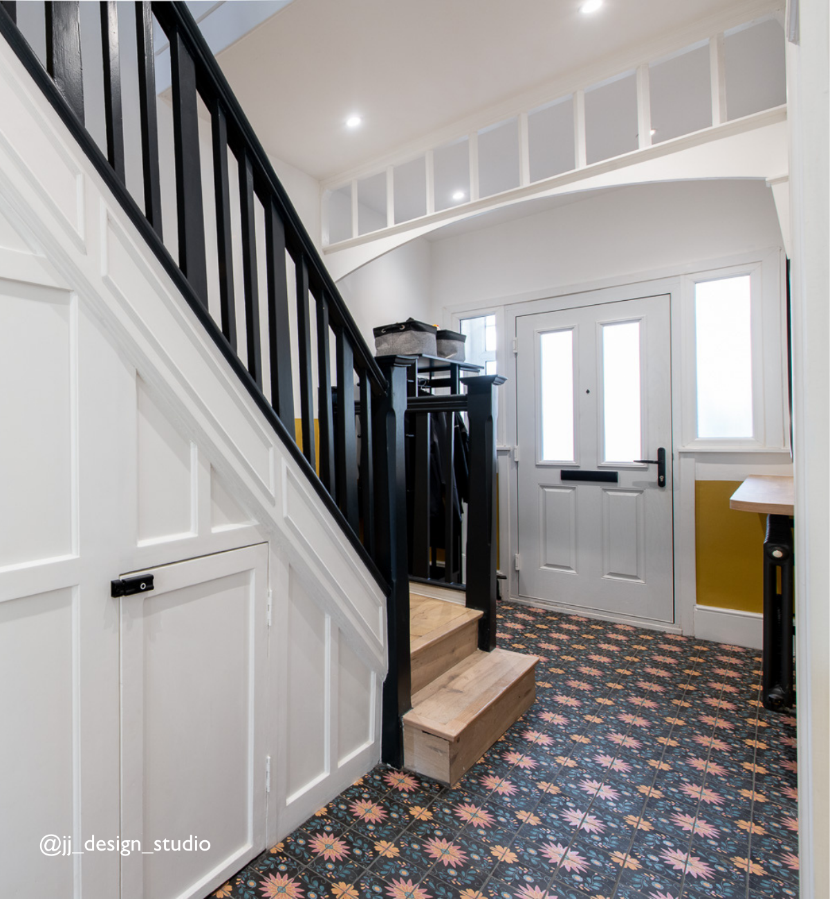 Fired Earth Kelmscott Patterned Porcelain Tiles Sample