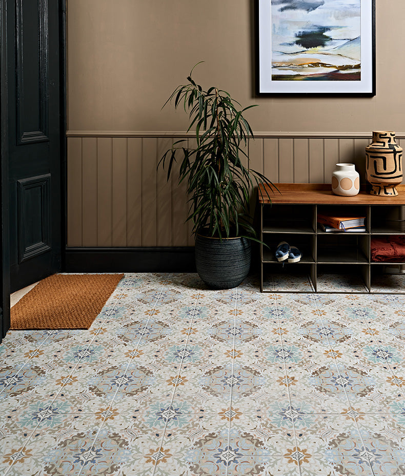 Kashmir Porcelain Pastel 22.5cm