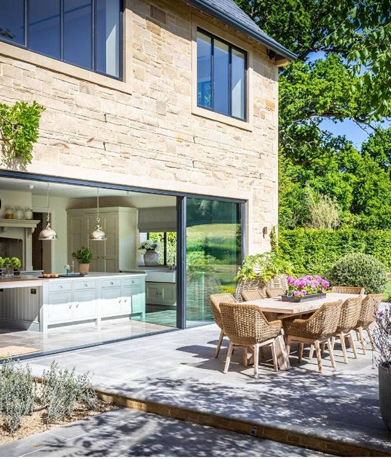 Kimmeridge Limestone Paving Tumbled & Etched Finish 60x90cm Sample