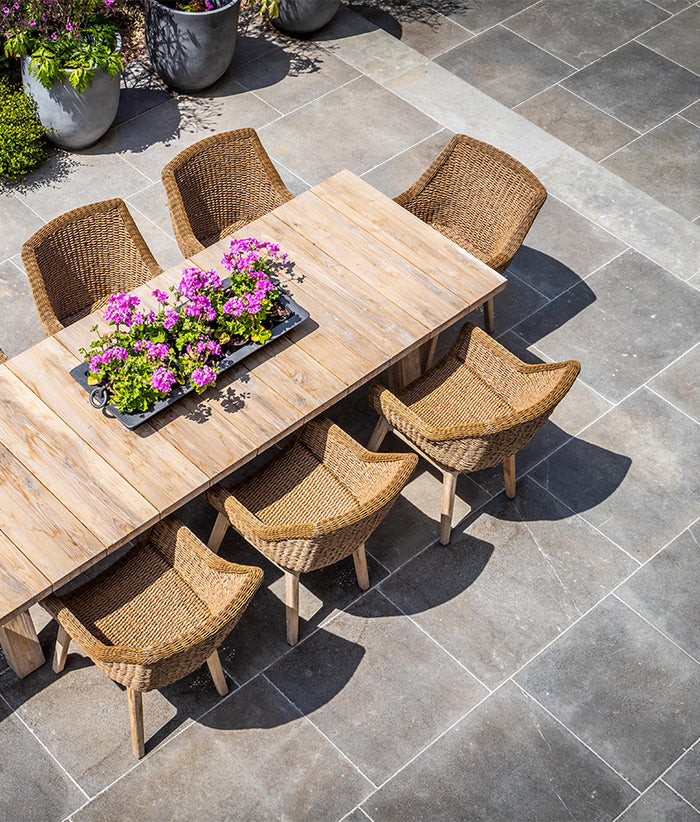 Kimmeridge Limestone Paving Tumbled & Etched Finish 60x90cm