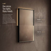 Kingsley Rectangular Mirror 60x80cm - Black
