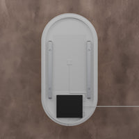 Kingsley Capsule Mirror 50x100cm - Brushed Nickel