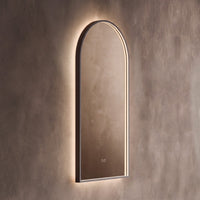 Kingsley Arch Mirror 50x100cm - Black