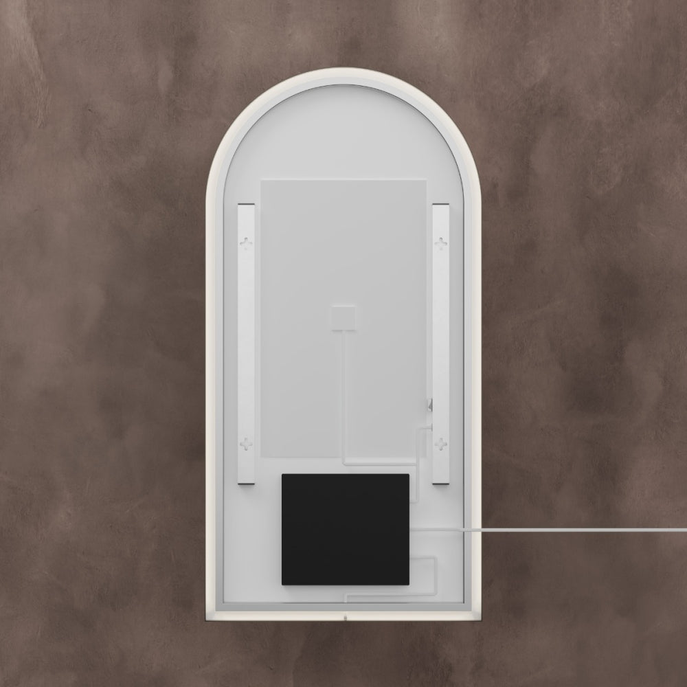 Kingsley Arch Mirror 50x100cm - Black