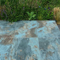 Komodo Porcelain Paving Textured Green 60x90cm