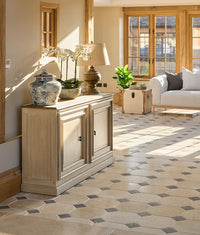 Lacock Limestone Heritage Finish Octagons & Hazlebury Cabochons 30.5cm